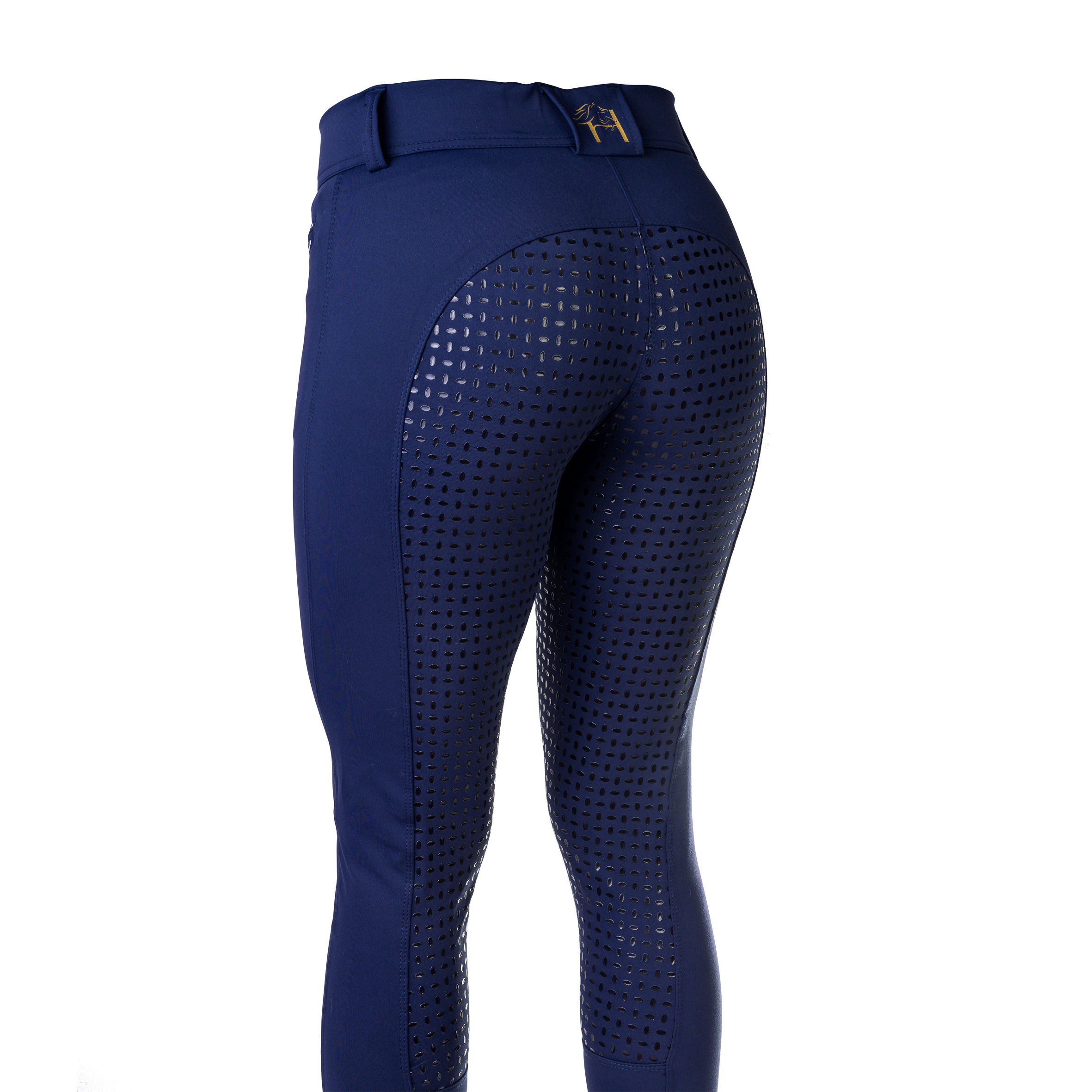 Legginsy jeździeckie Elance z pełnym lejem silikonowym - wygoda i styl w siodle
