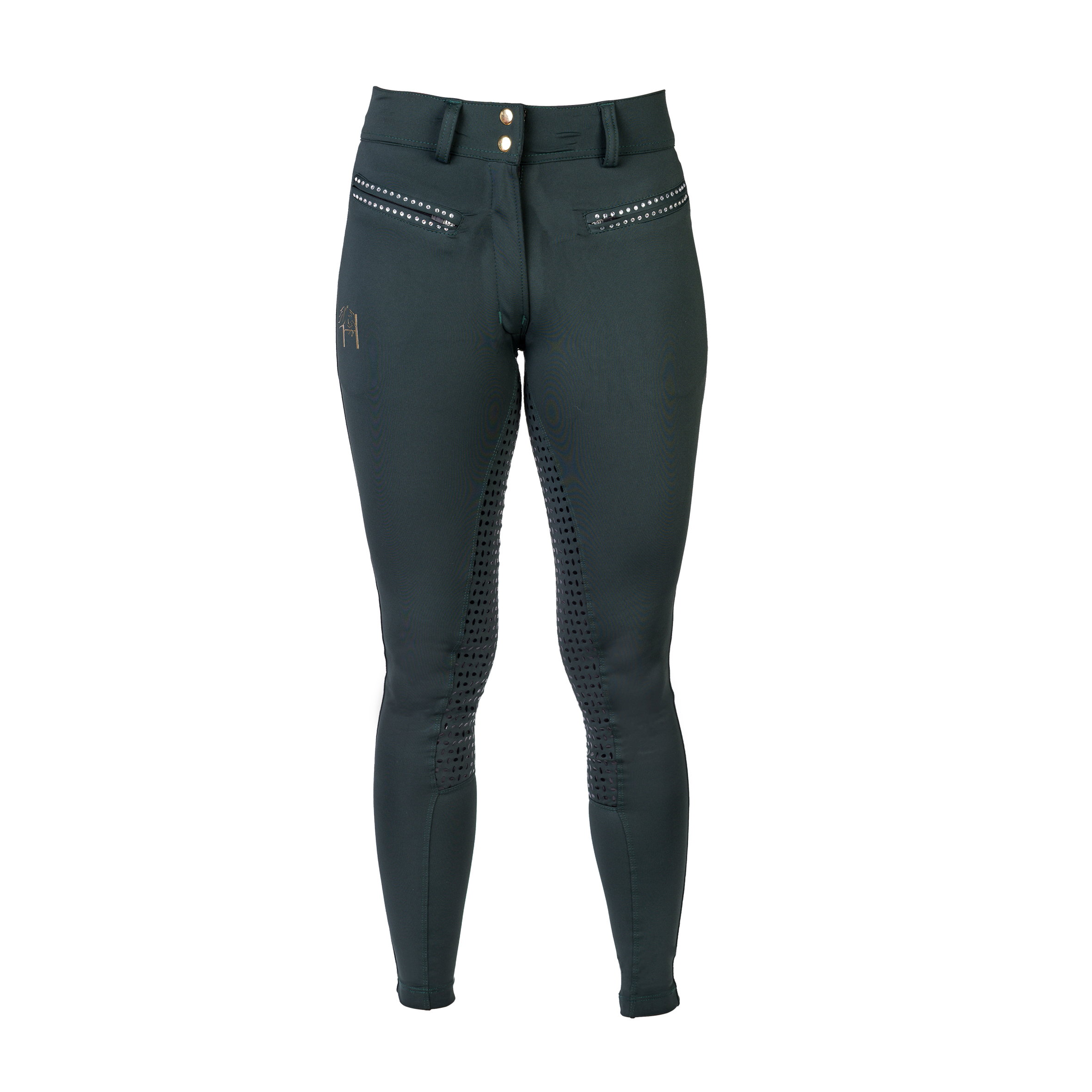 Legginsy jeździeckie Elance z pełnym lejem silikonowym - wygoda i styl w siodle