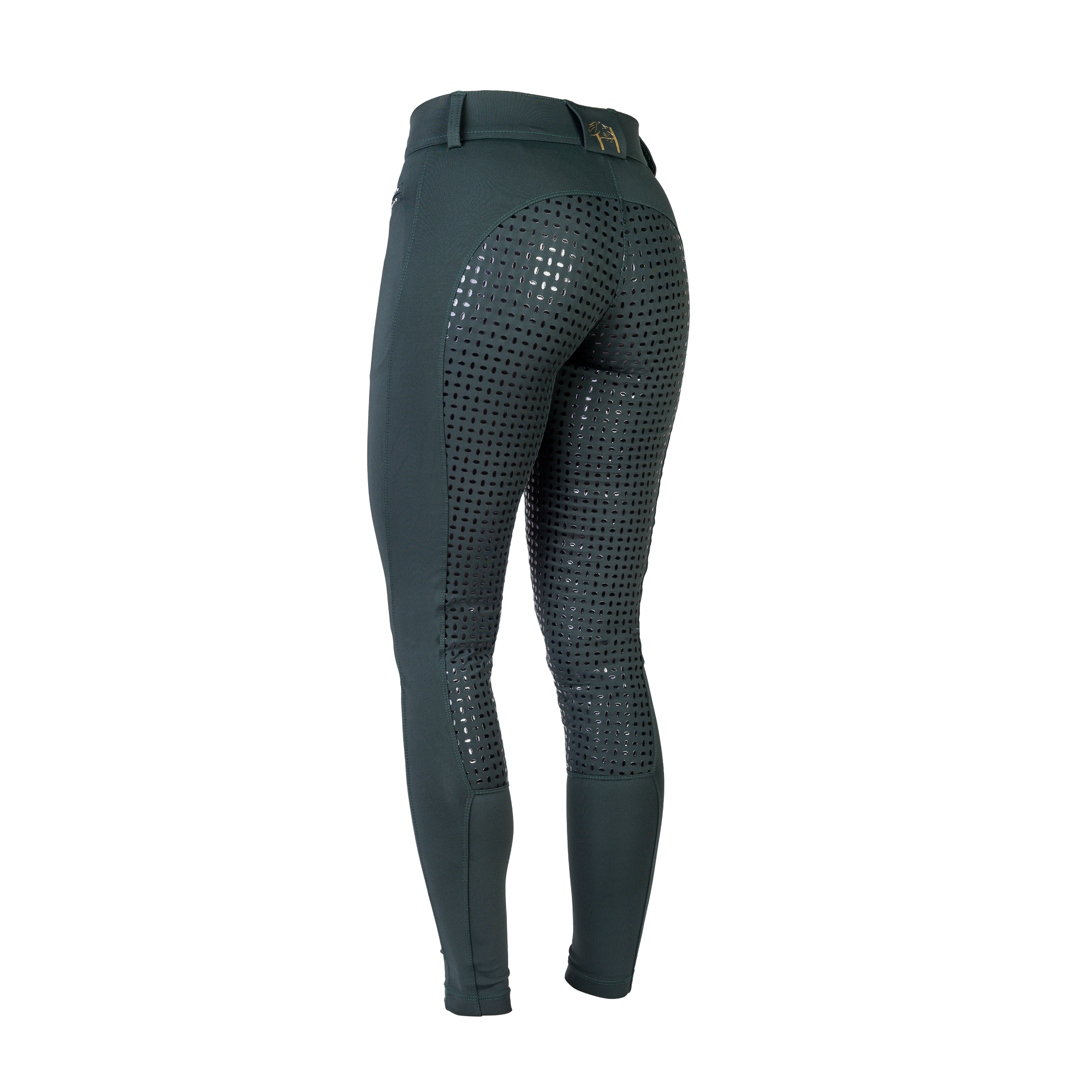 Legginsy jeździeckie Elance z pełnym lejem silikonowym - wygoda i styl w siodle